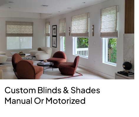 Mesa de trabajo 9kolor sahdes miami custom draperies ripplefold blinds and shades motorizad
